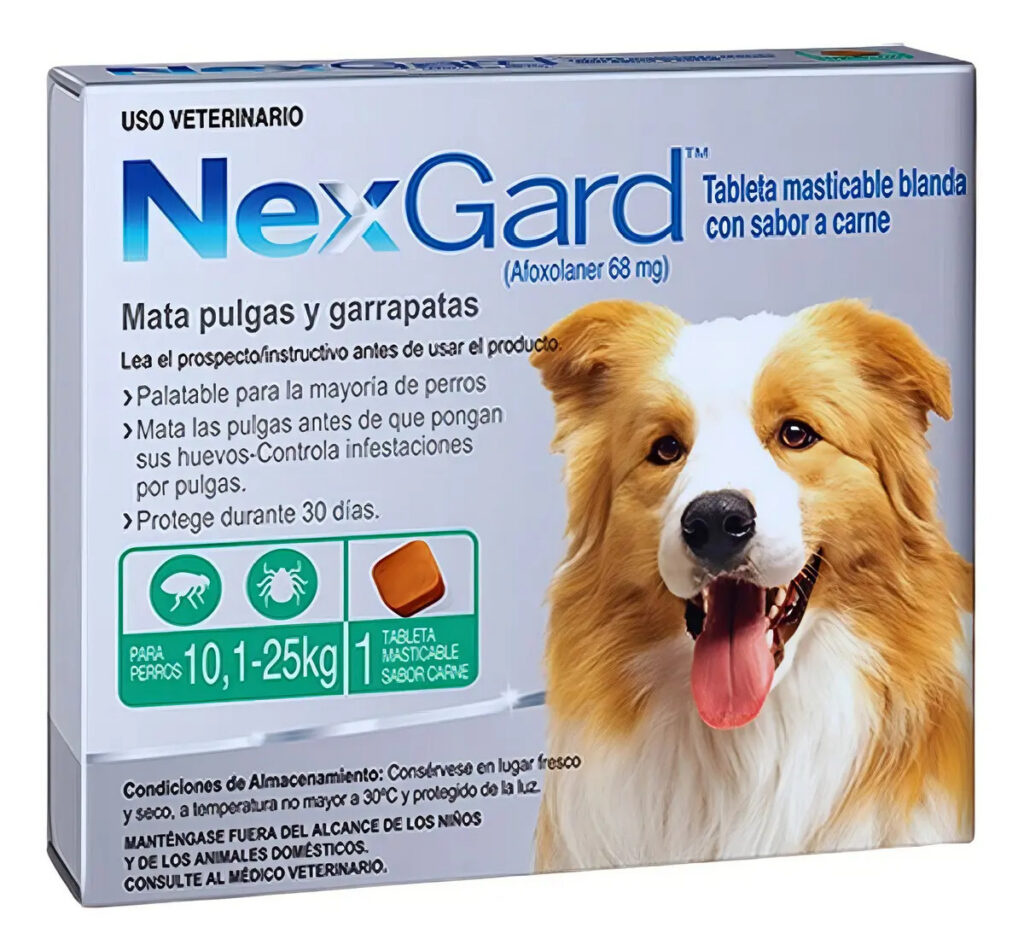 NexGard Antipulgas Tablete Comprimido P/ Cães 10 a 25 kg Carrapato