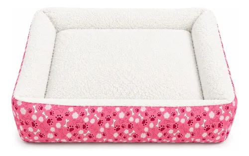 Cama Pet Cachorro Grande Impermeável 70×70 Sherpa Lavável