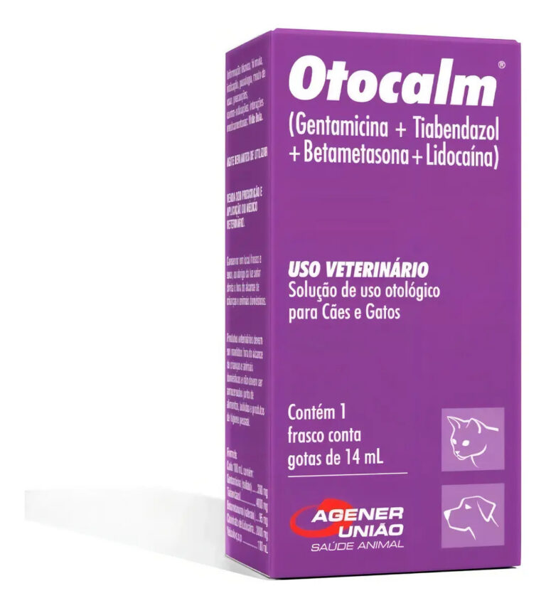 Otocalm 14ml Para Cães E Gatos Agener União